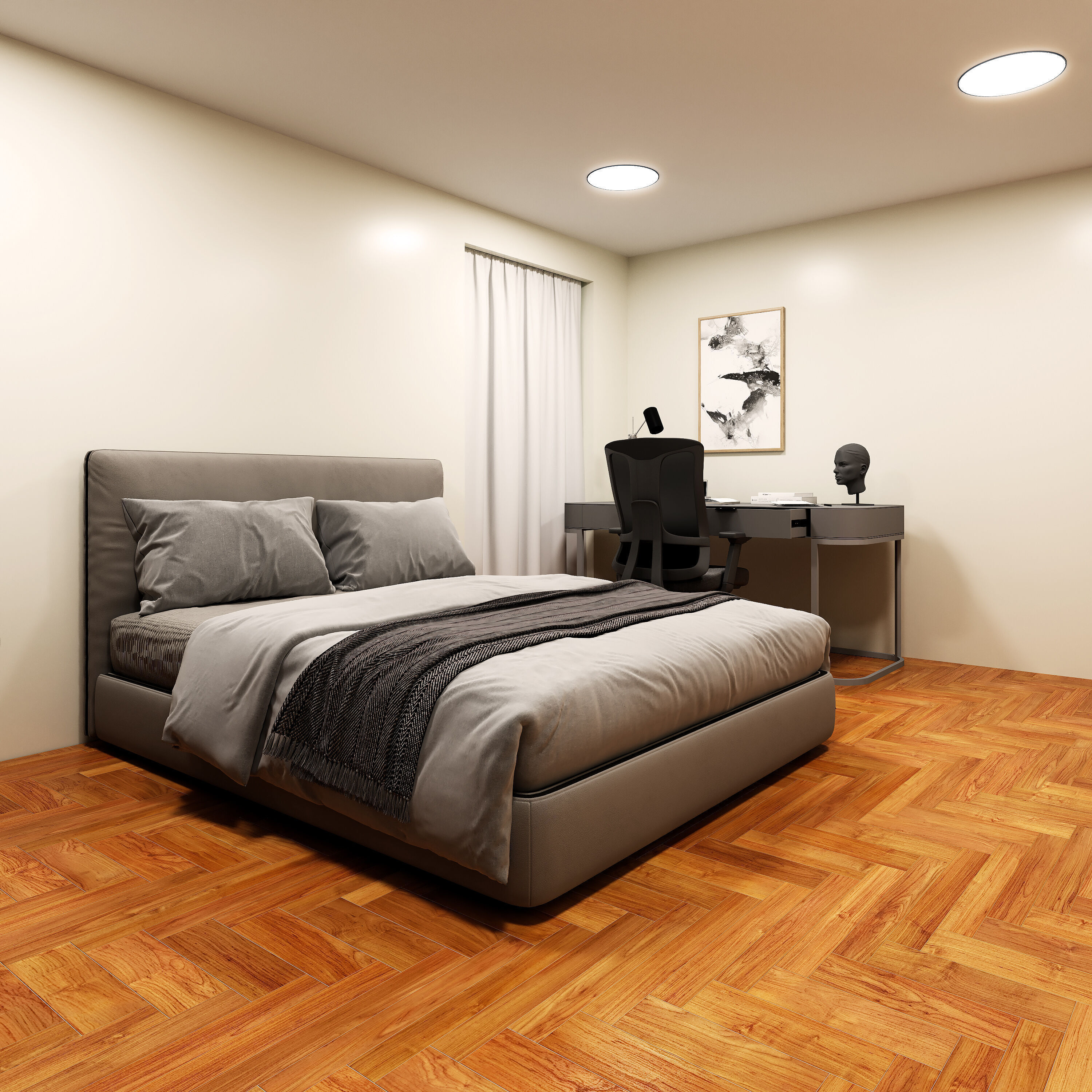 BEDROOM DESIGN E3 3D model_1