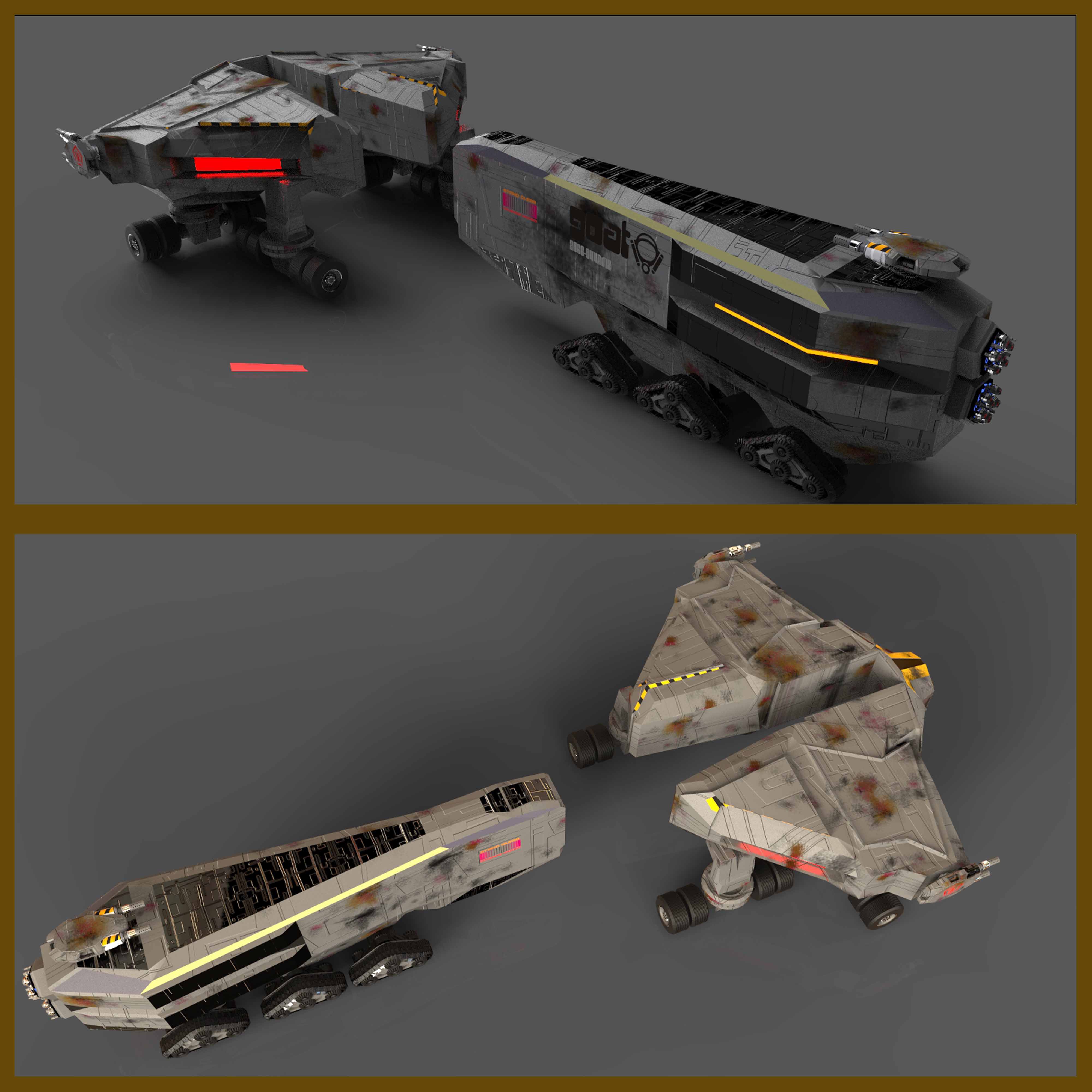 PG Ramming Troup Carrier 3D model_3