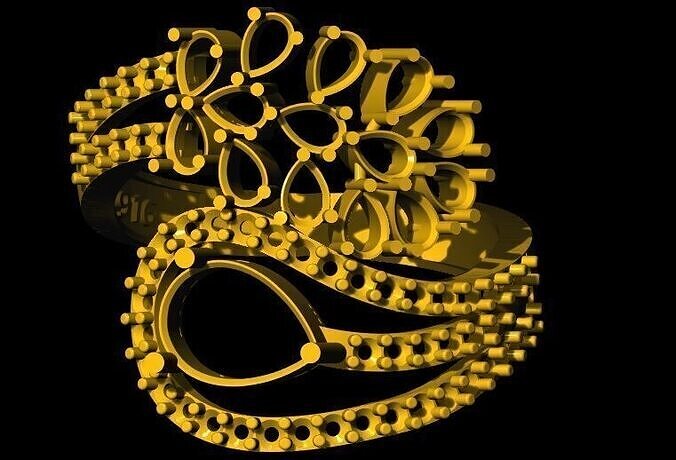 antique Ring 3dm file 3D print model