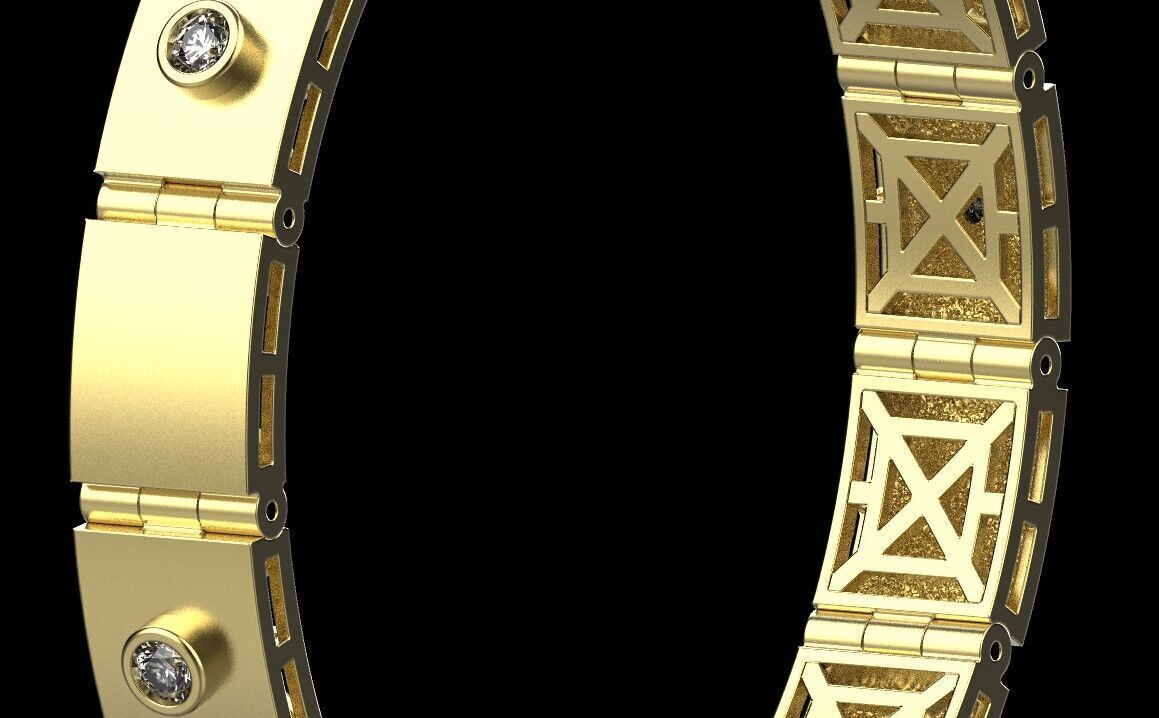 Bracelet 66217 3D print model_3