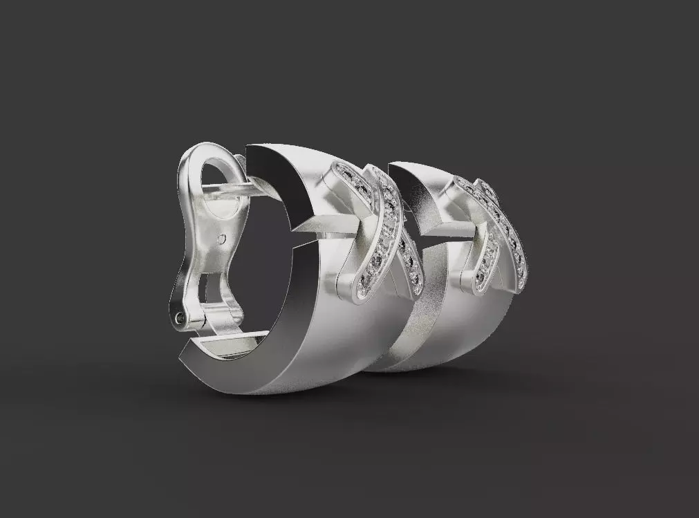 Earrings 31423 3D print model_0