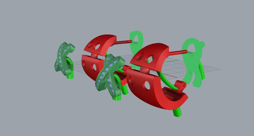 Earrings 31423 3D print model_15