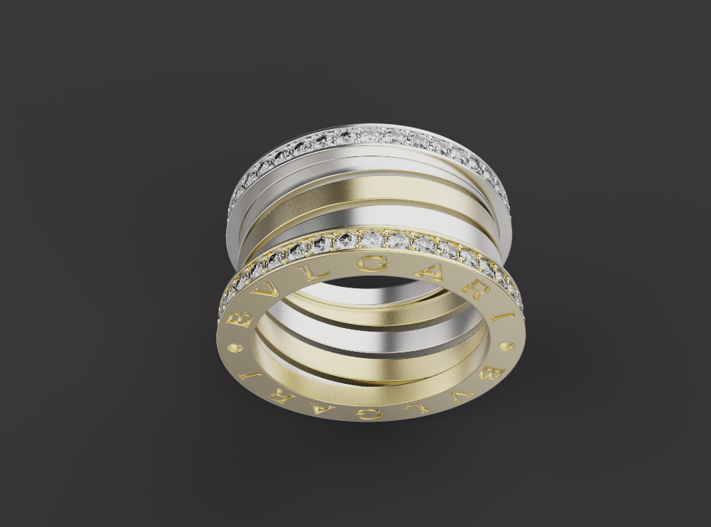 Ring 54154 3D print model_4