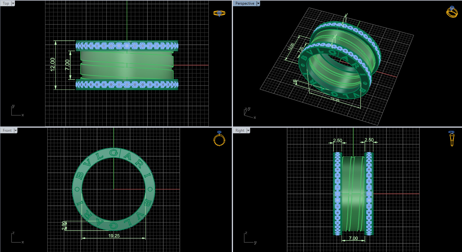 Ring 54154 3D print model_16