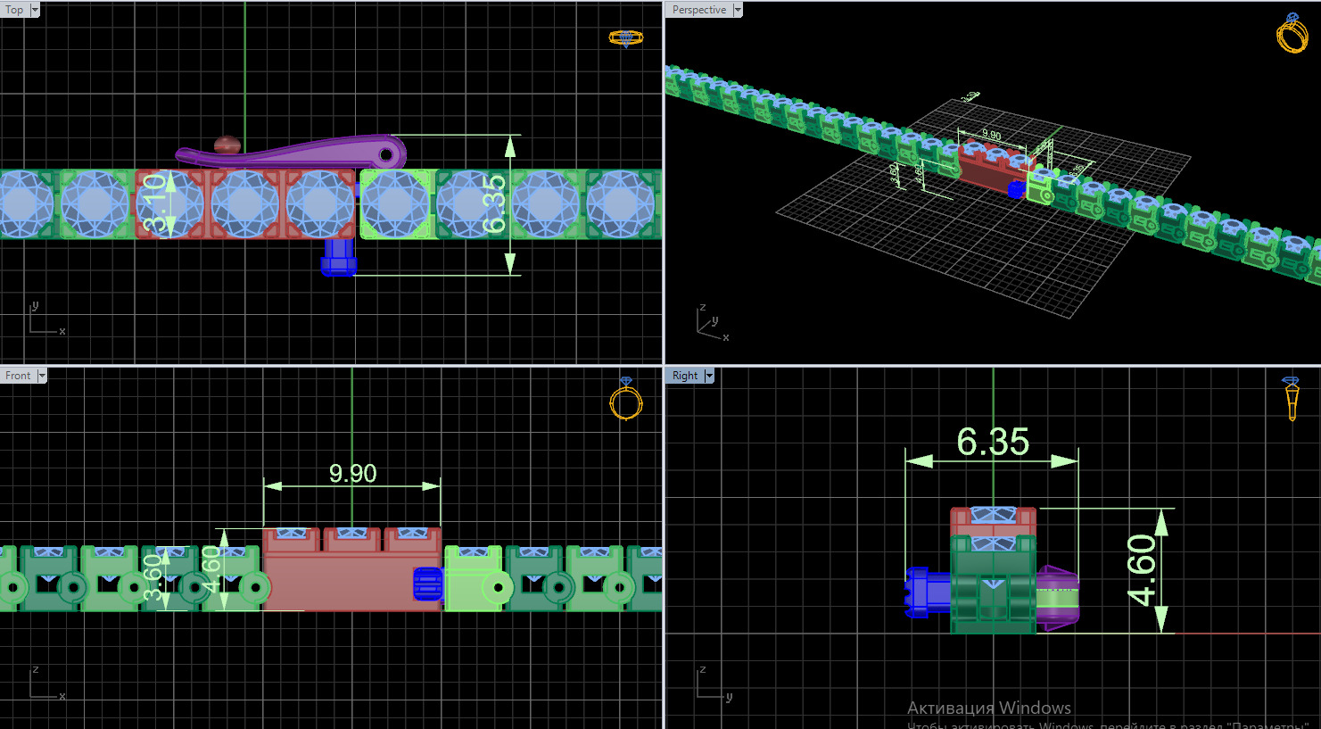 Bracelet 54946 3D print model_18