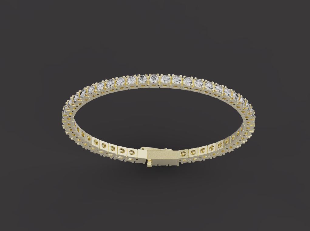 Bracelet 54946 3D print model_2
