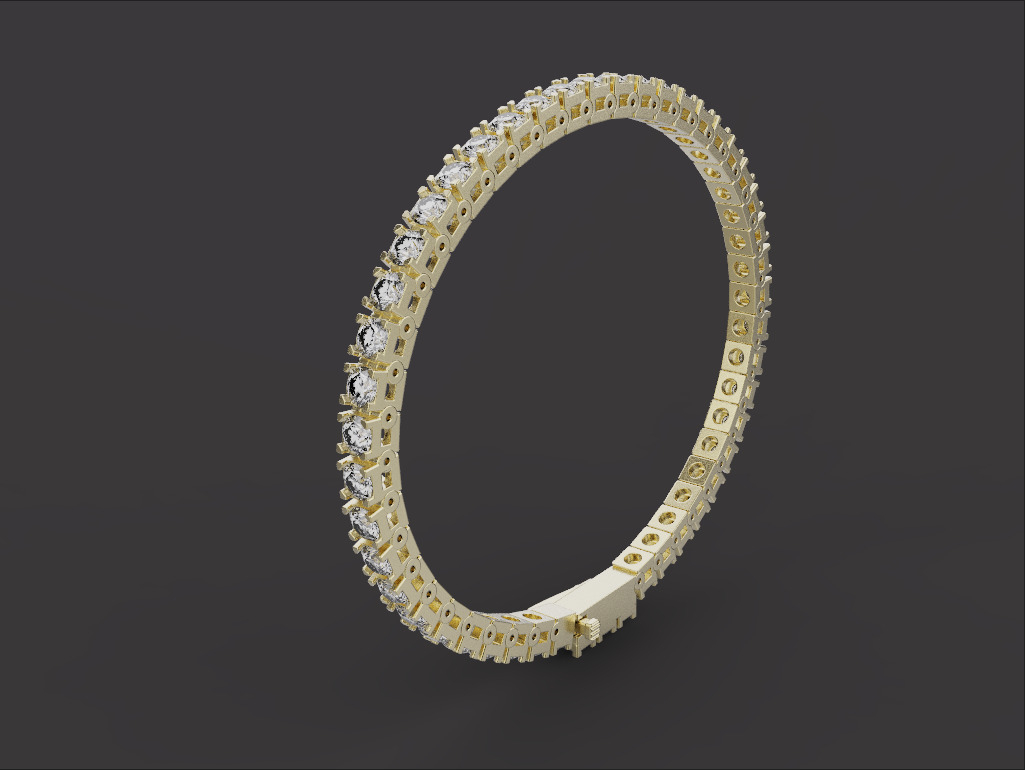 Bracelet 54946 3D print model_1