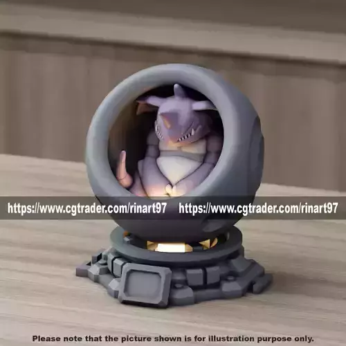 Nidoking in healing machine pods from pokemon