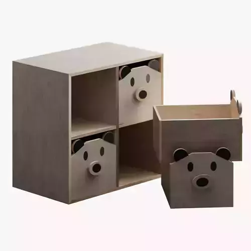 Kids toy Storage box dog storage box