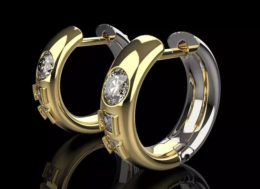 Earrings 804 3D print model_0