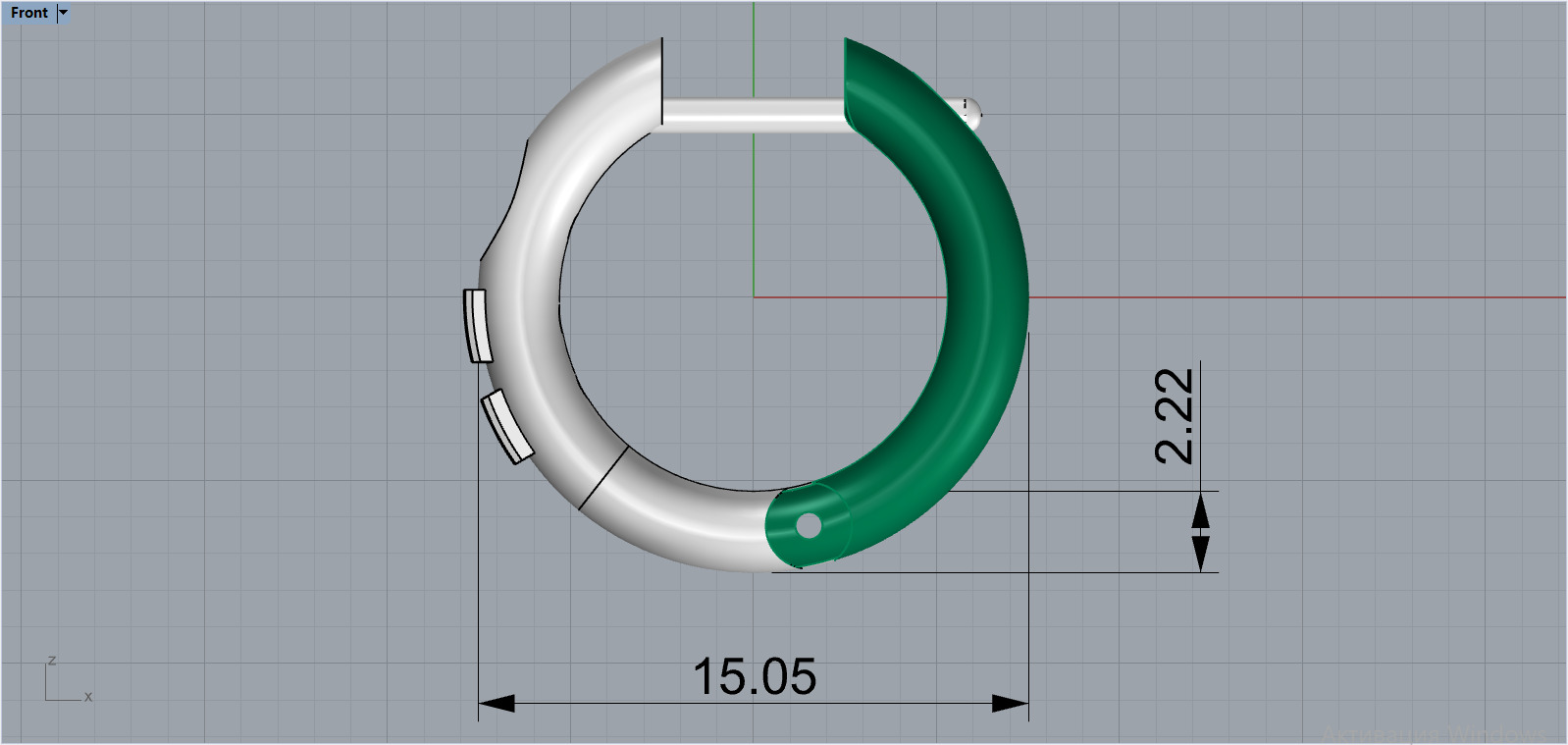 Earrings 804 3D print model_7