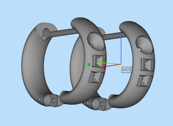 Earrings 804 3D print model_9