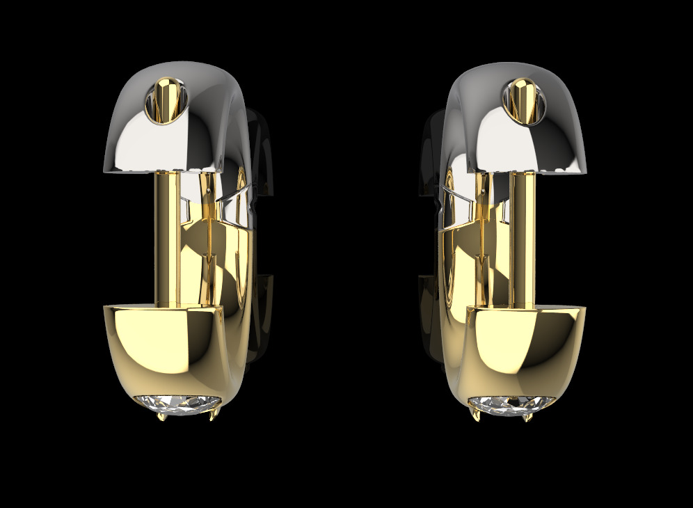 Earrings 804 3D print model_1