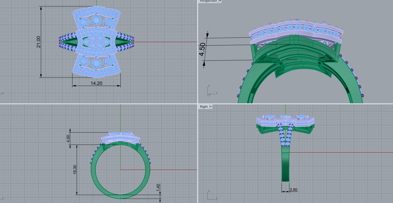 Ring 67140 3D print model_18