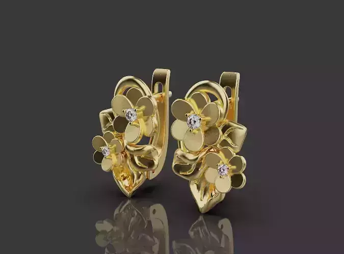 Flower Earrings 54113