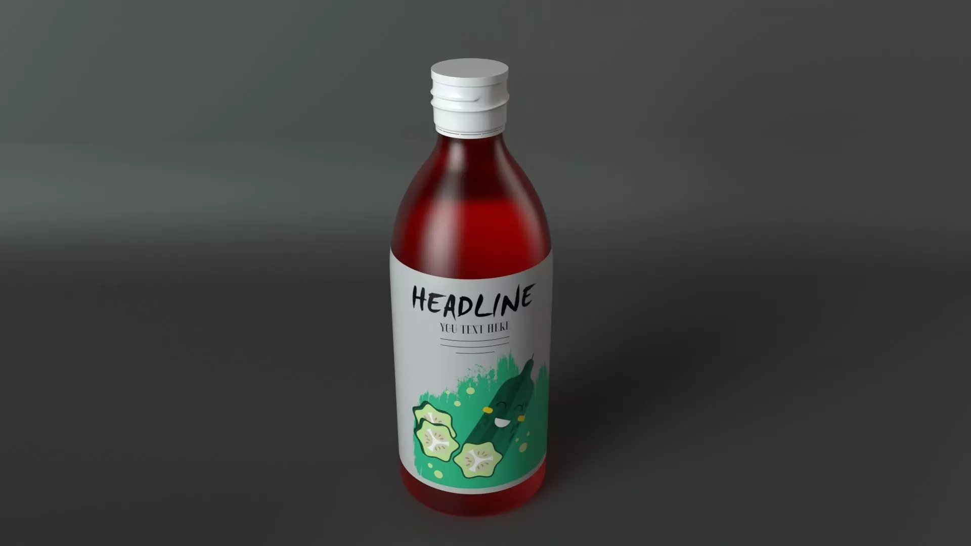 Glass Bottle 3D model