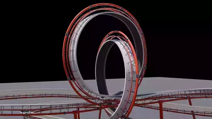 3D Stunt Track Acrobatic Track