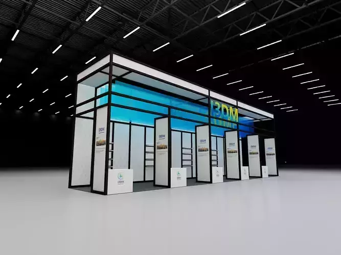 Exhibition booth 3D model