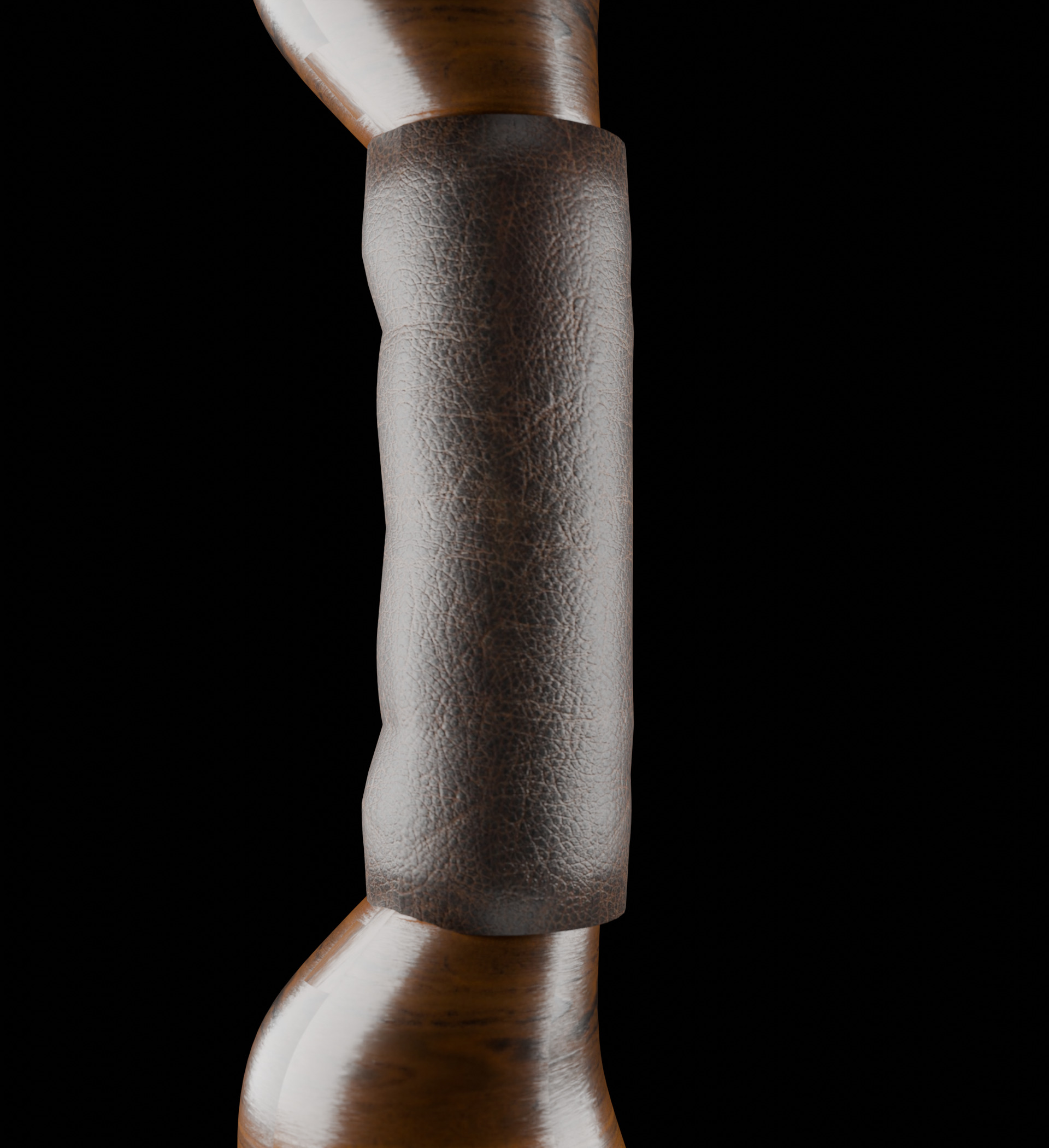 Wooden Bow low poly Low-poly 3D model_8