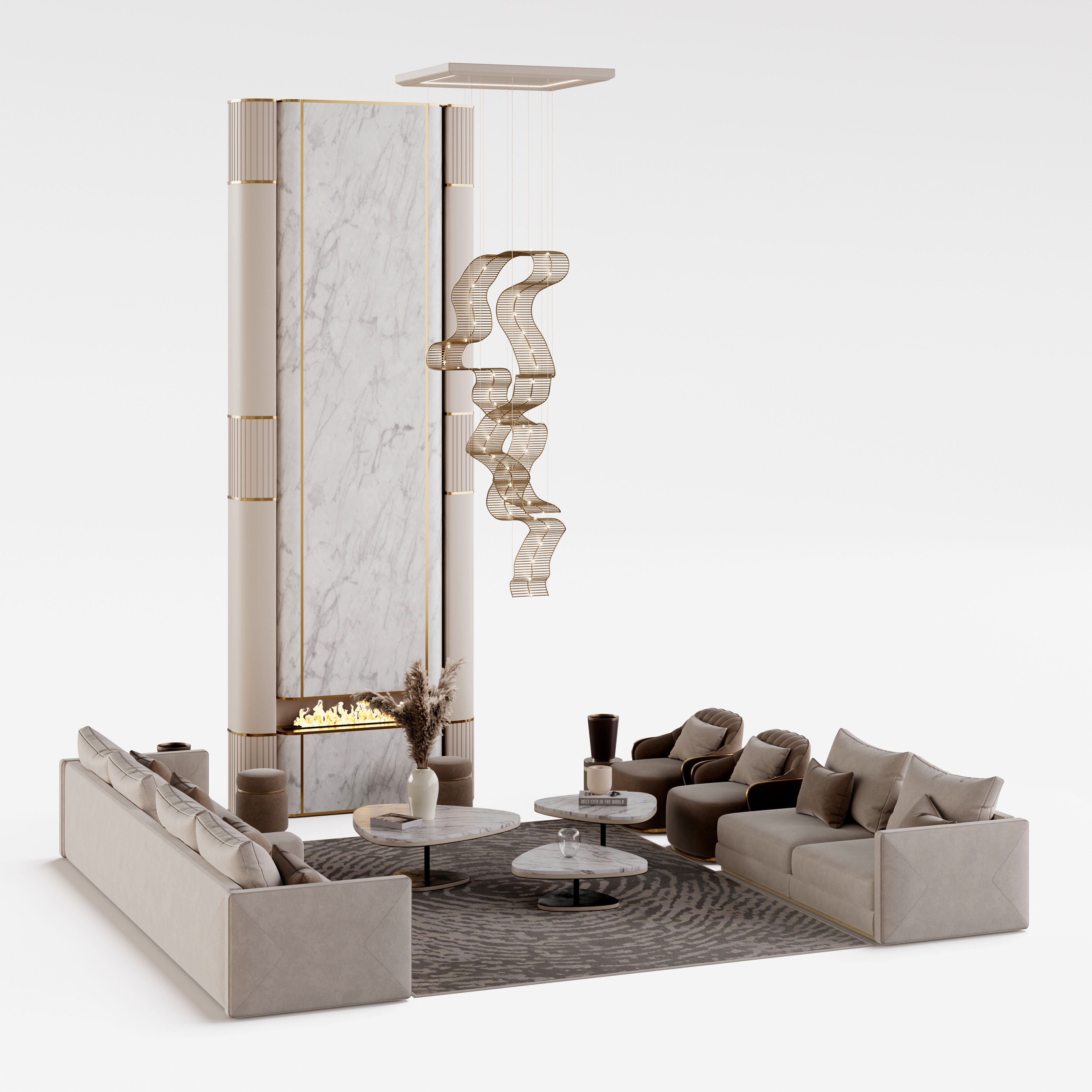 Archmodels vol 298 - lounge furniture sets 3D model_8