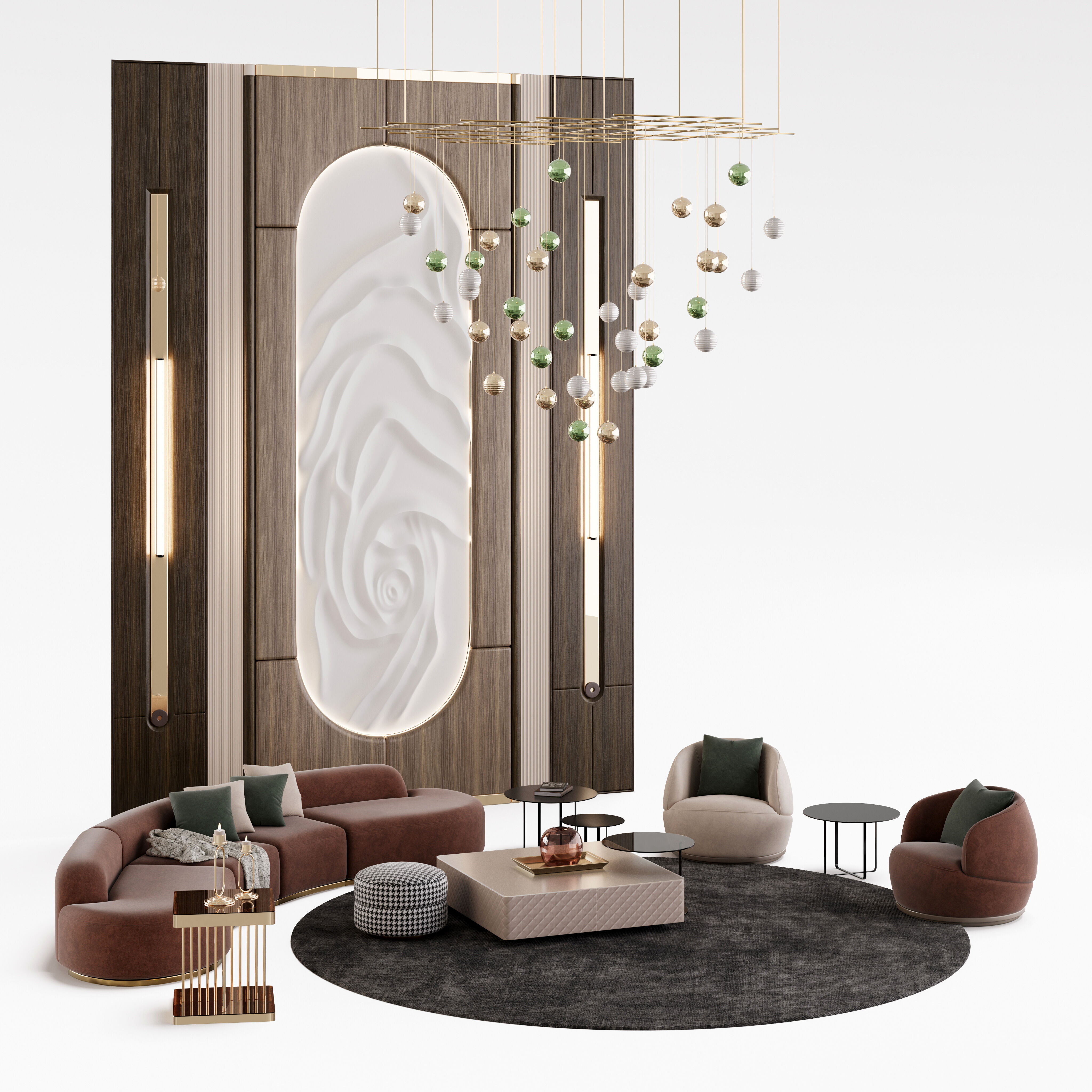 Archmodels vol 298 - lounge furniture sets 3D model_12