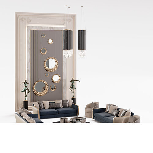 Archmodels vol 298 - lounge furniture sets 3D model 3