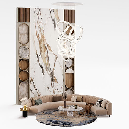 Archmodels vol 298 - lounge furniture sets 3D model 4