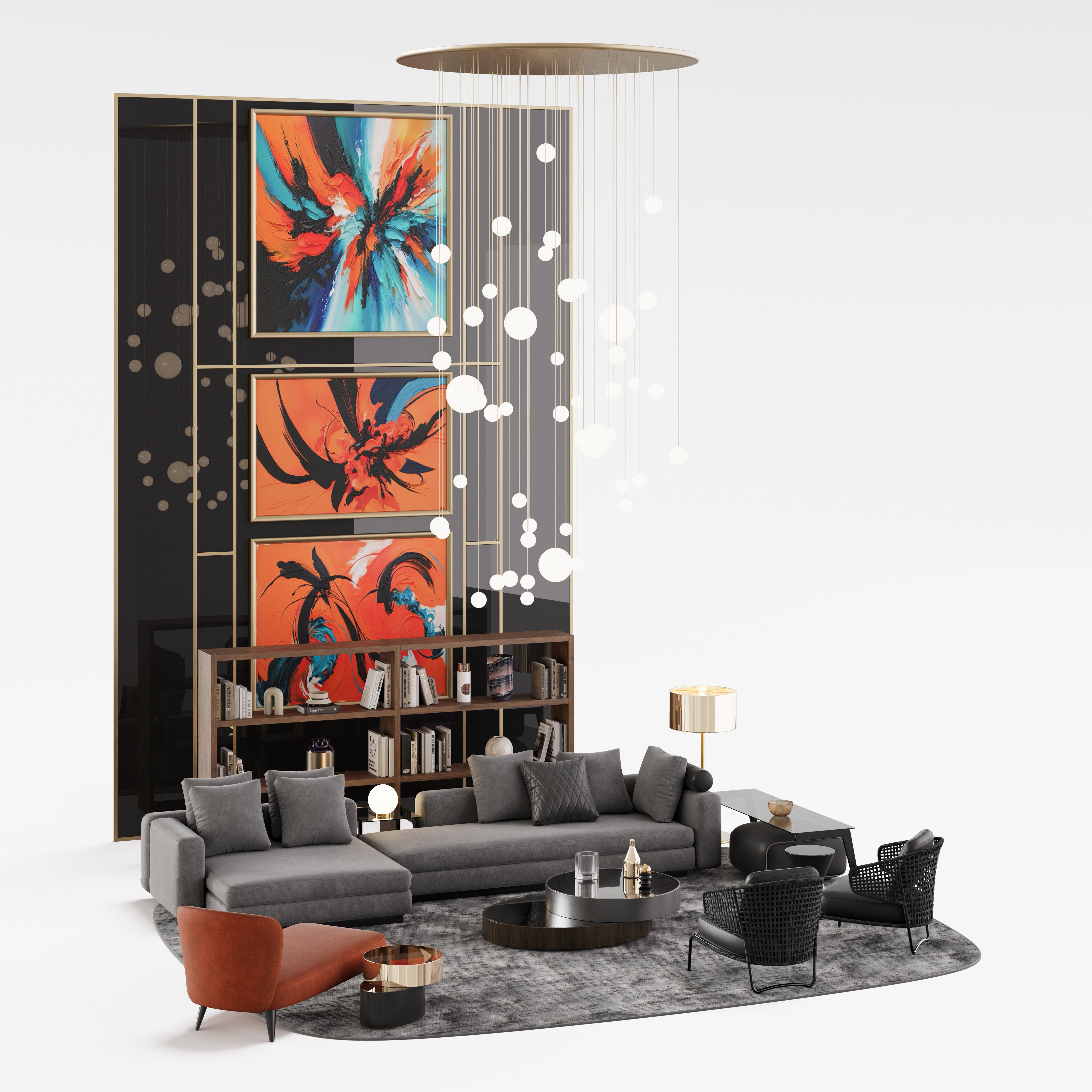 Archmodels vol 298 - lounge furniture sets 3D model_16