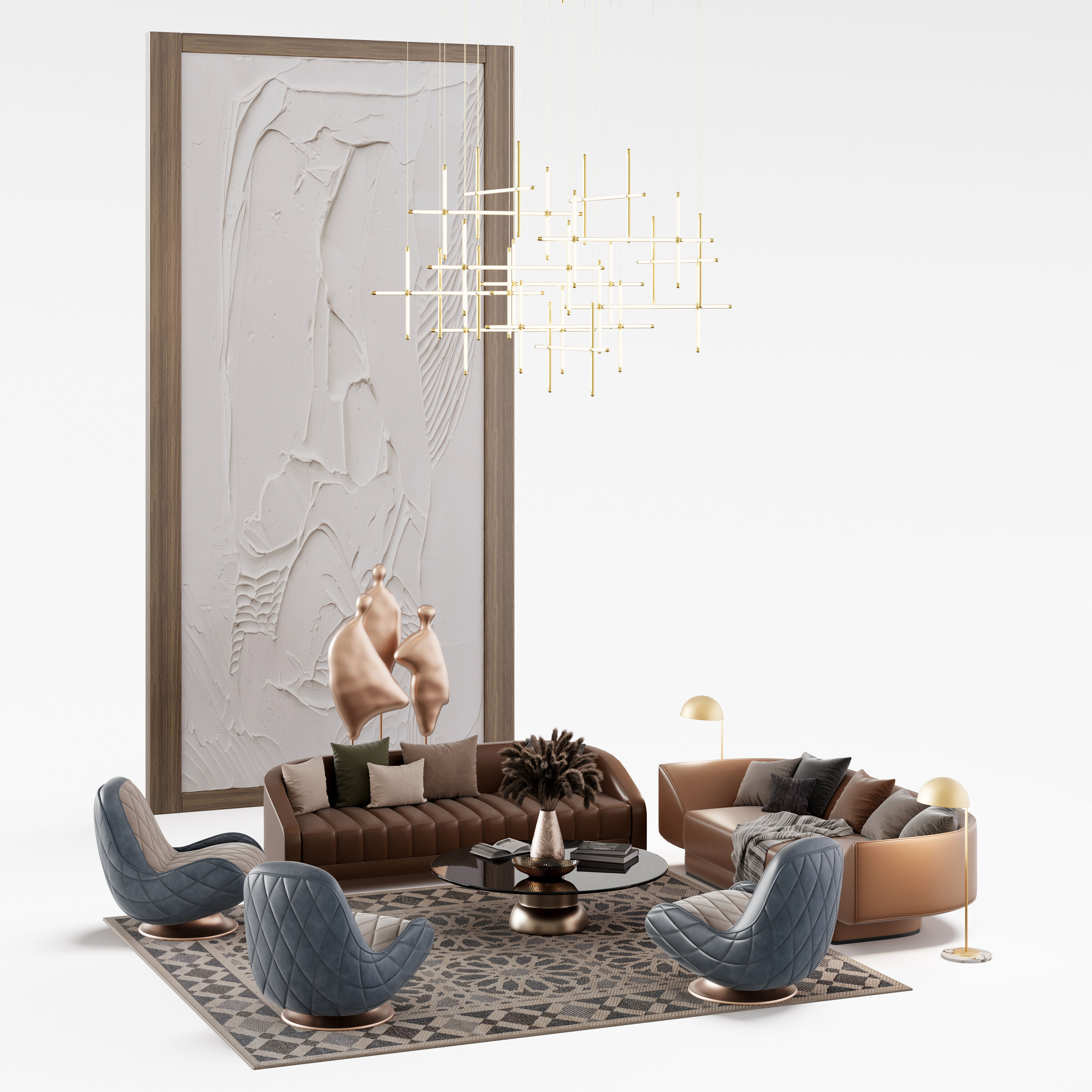 Archmodels vol 298 - lounge furniture sets 3D model_15