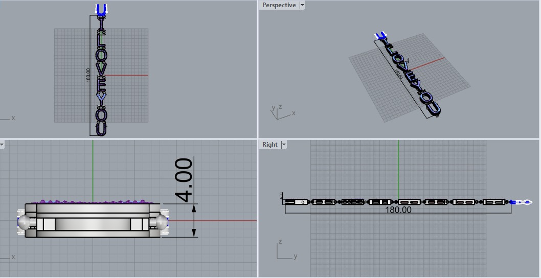 Bracelet  30340 3D print model_2
