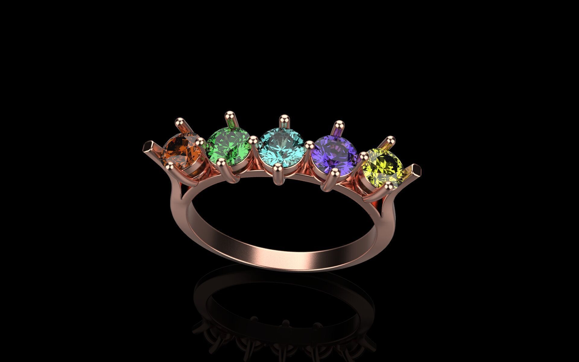 Ring z411 3D print model_9