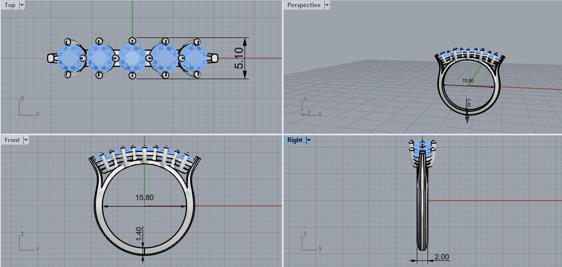 Ring z411 3D print model_10