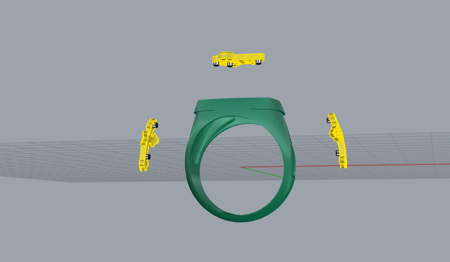 Cross Ring 61231 3D print model_7