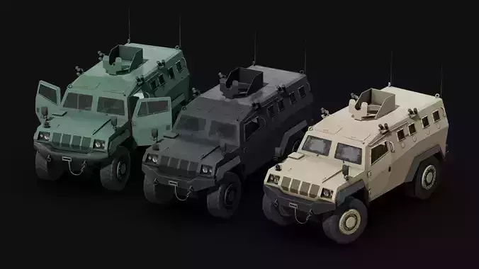 Armored Military Car