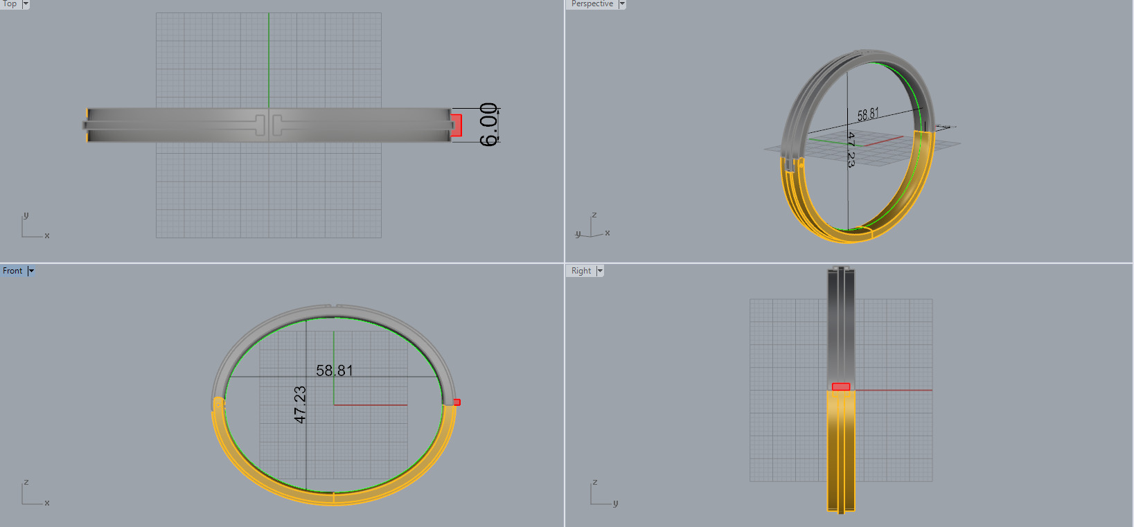 Bracelet 60522 3D print model_7