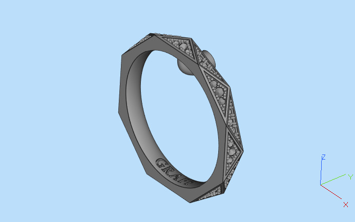 Ring 56140 3D print model_7