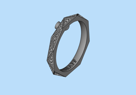 Ring 56140 3D print model_4