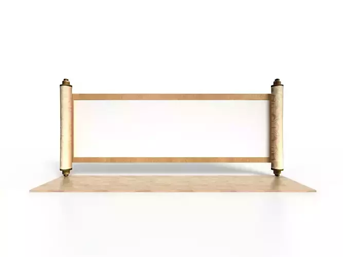 Chinese Scroll-Inspired Stage 