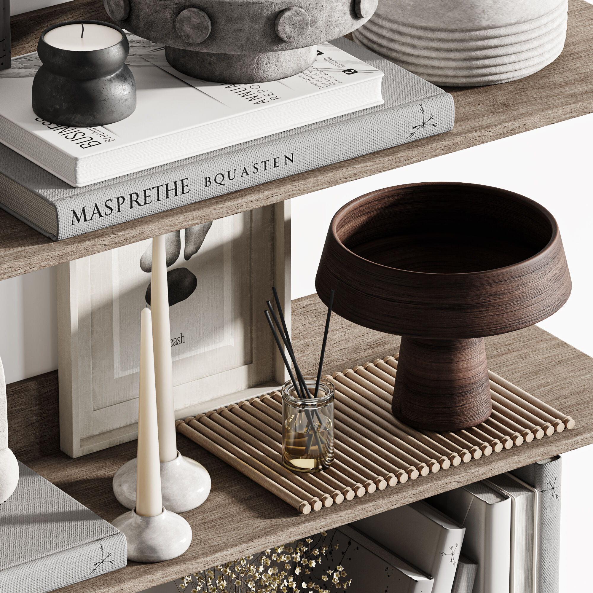 Decorative set16 3D model_1