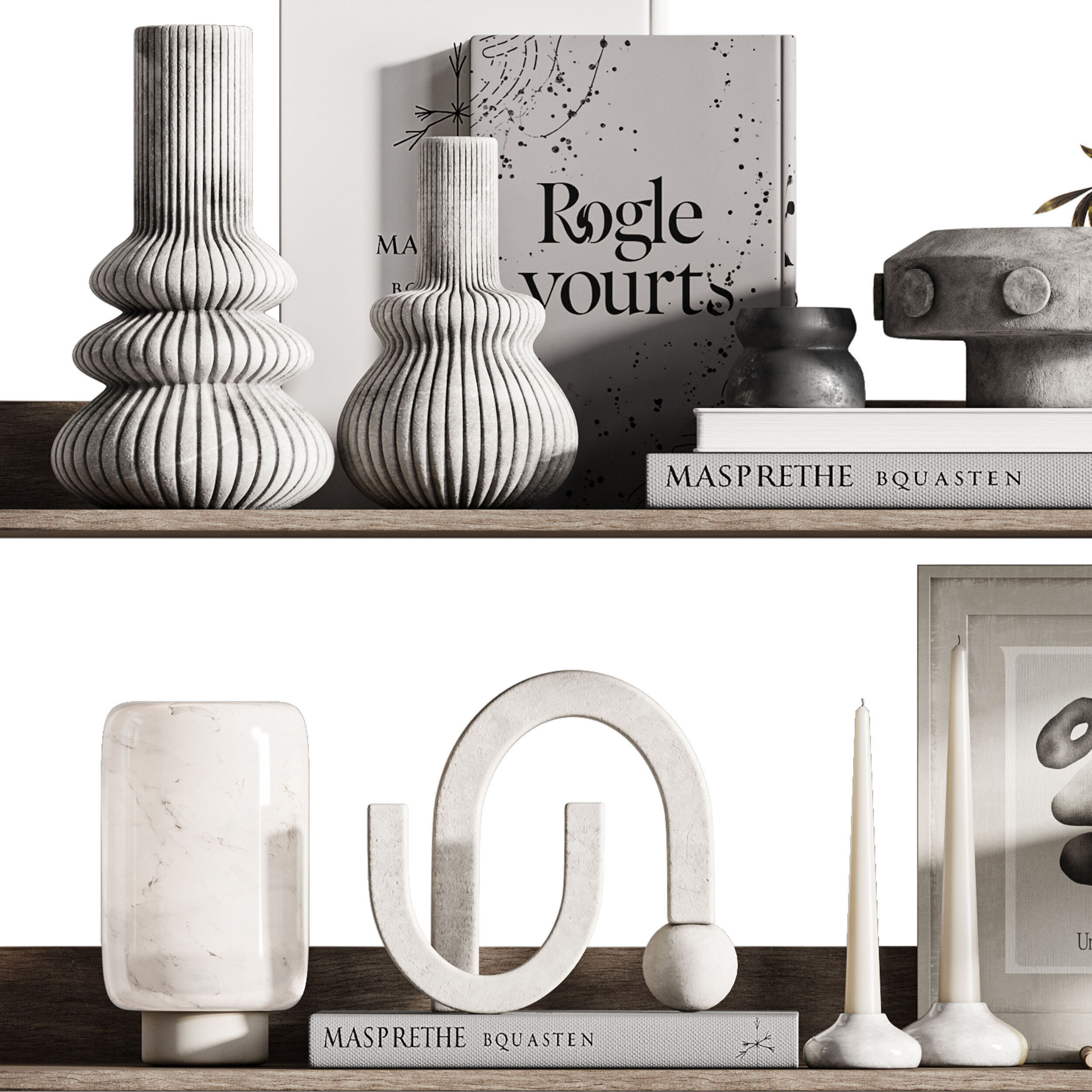 Decorative set16 3D model_5