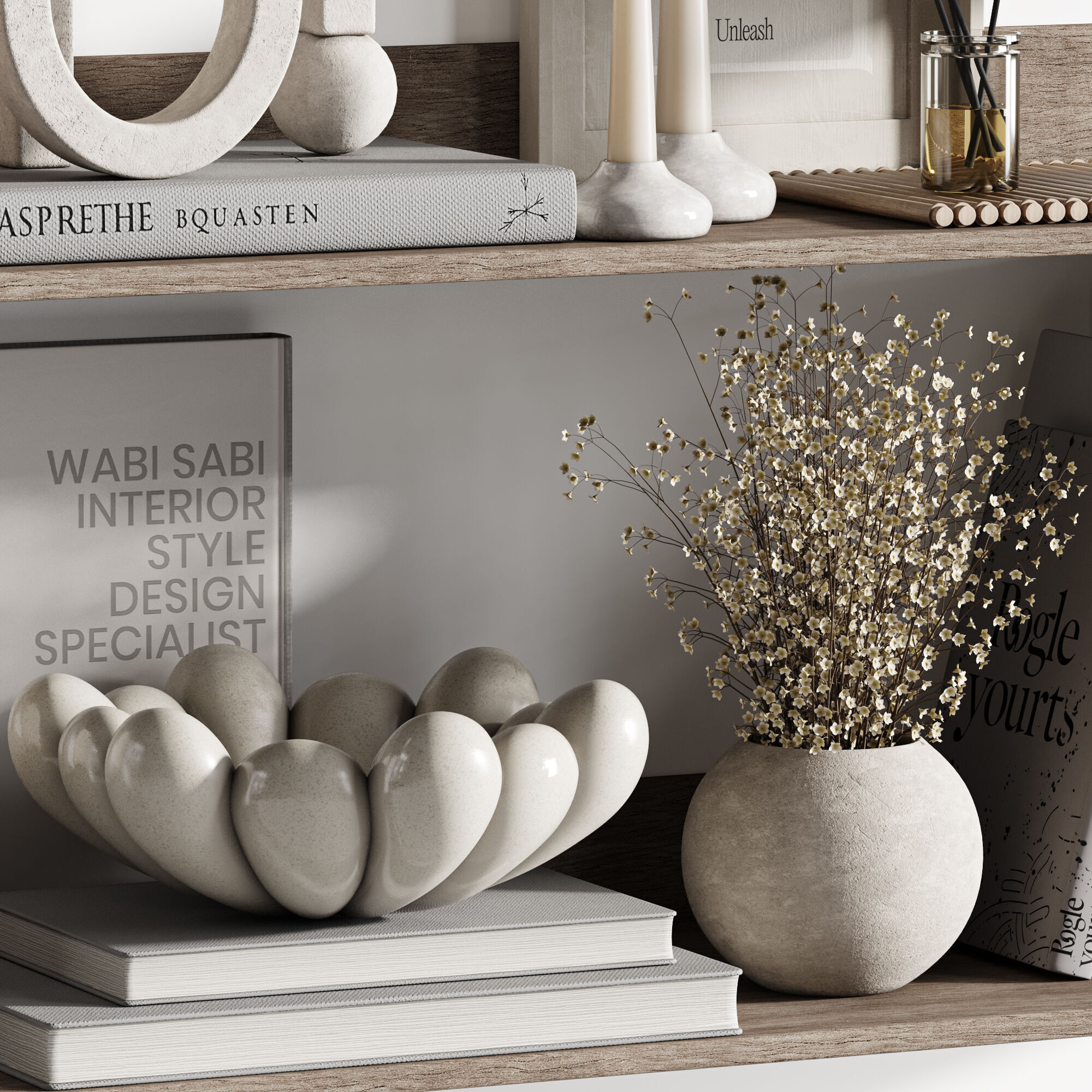 Decorative set16 3D model_3