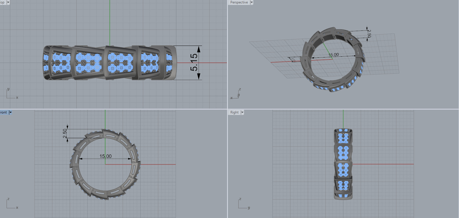 Ring 54135 3D print model_7