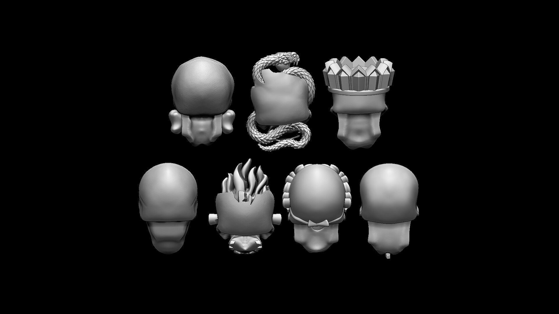 SKULLS MORTAL SINS 3D print model_18