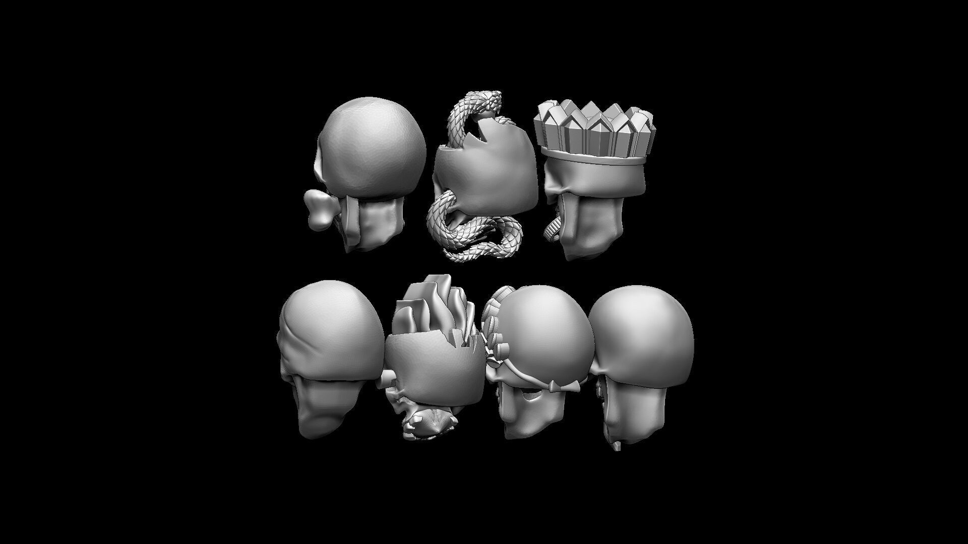 SKULLS MORTAL SINS 3D print model_7