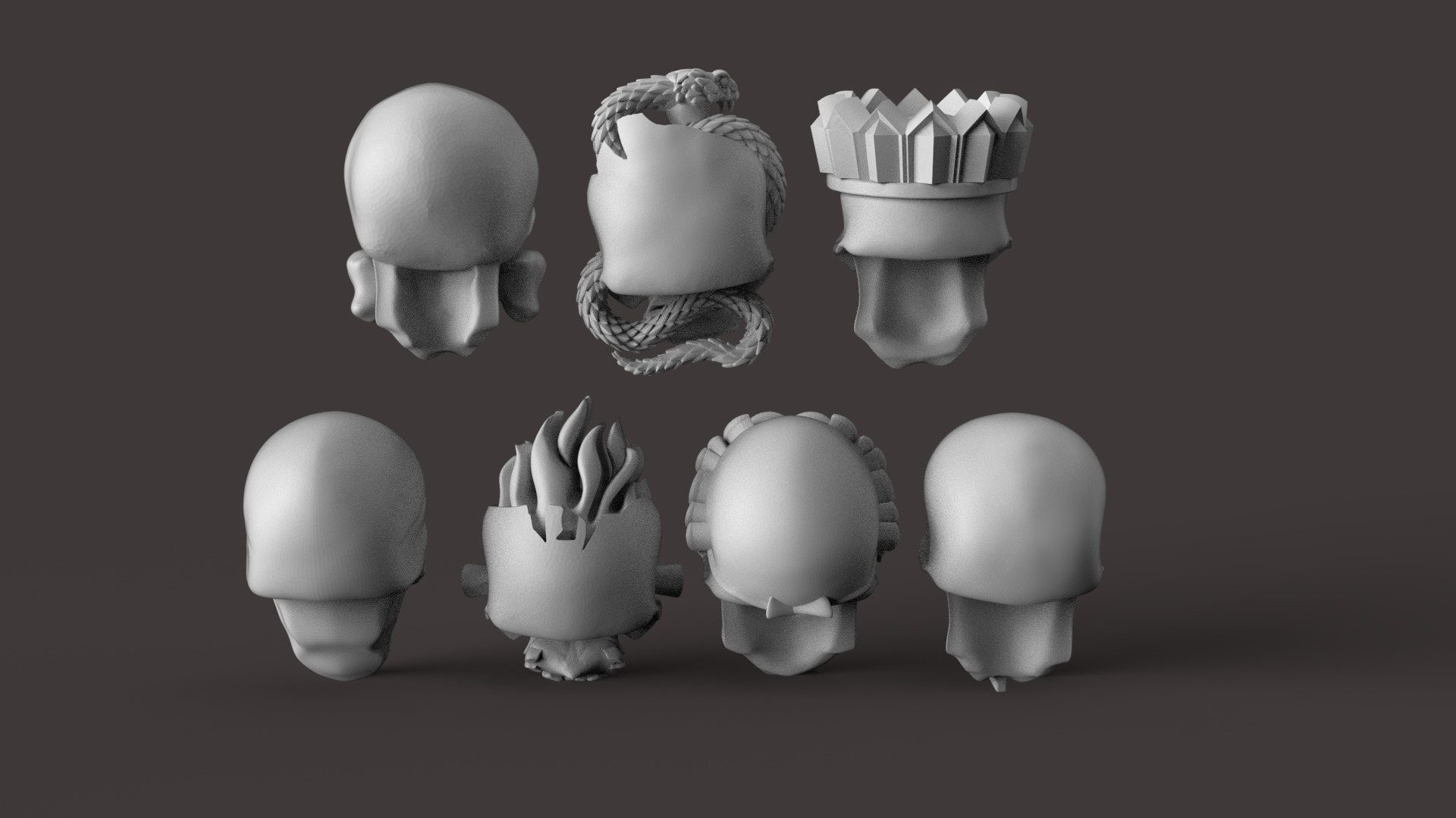SKULLS MORTAL SINS 3D print model_15