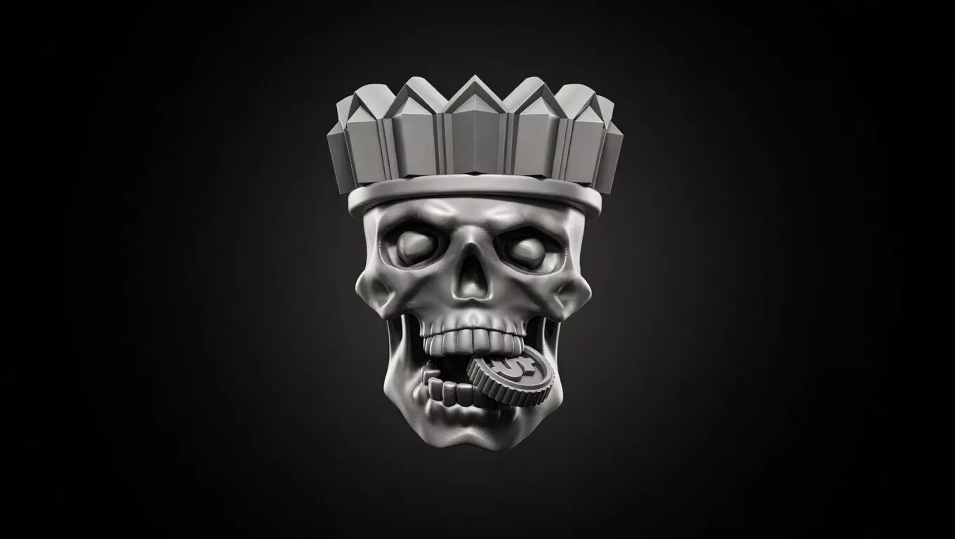Skull STL OBJ Fantasy 3D print model