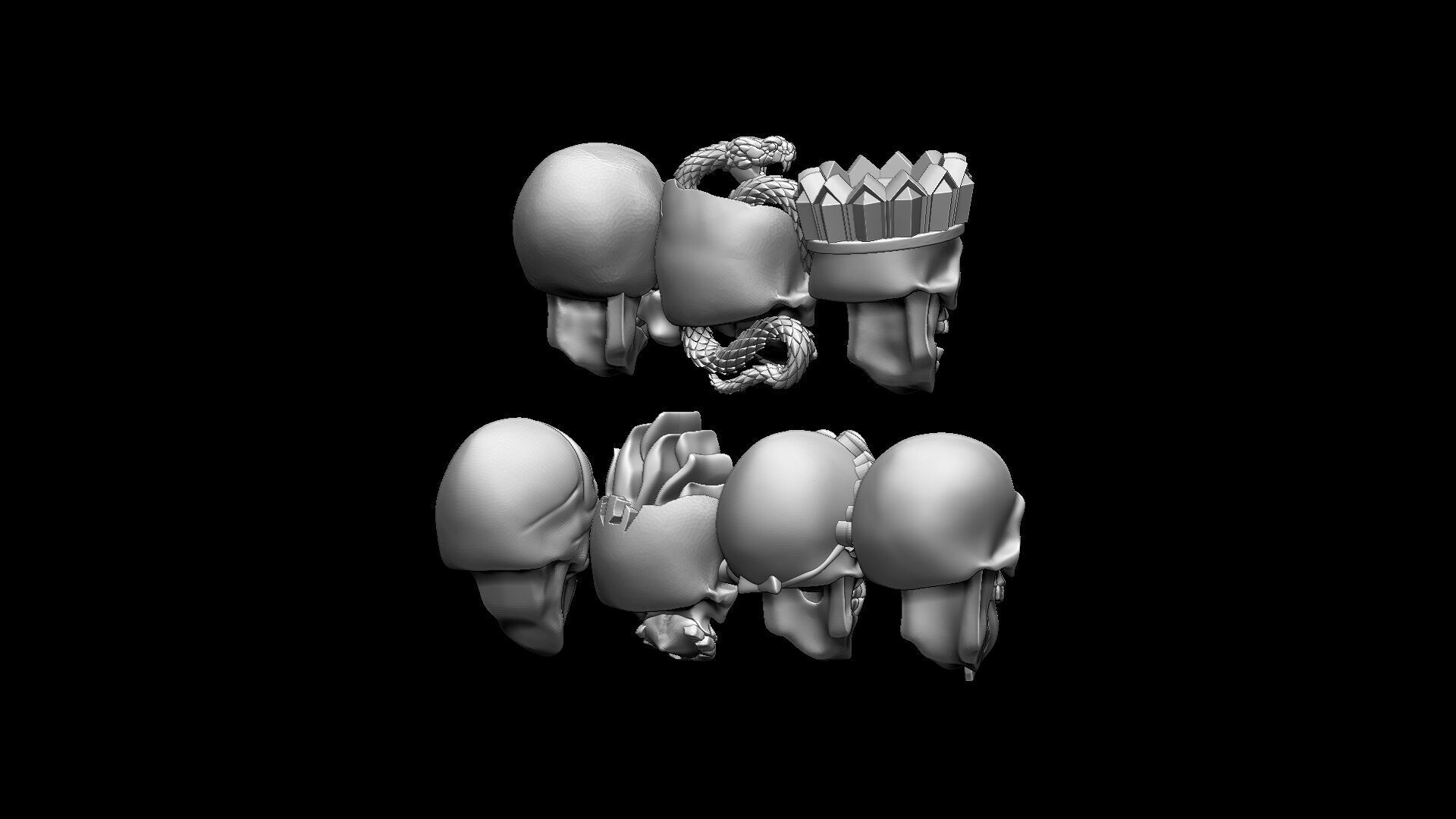 SKULLS MORTAL SINS 3D print model_20