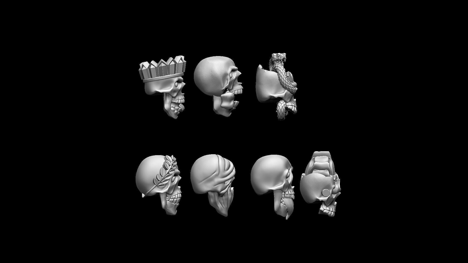 SKULLS MORTAL SINS 3D print model_21
