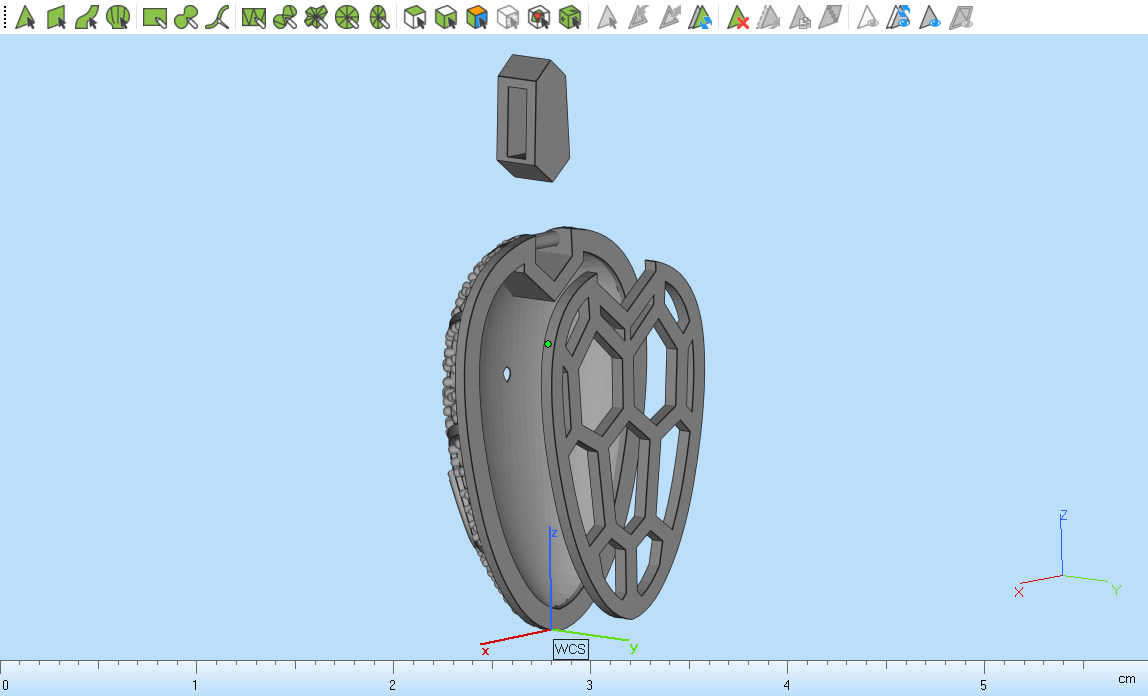 Snake Pendant 4954 3D print model_20