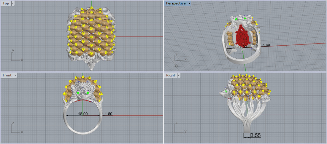 Ring 40191 3D print model_5